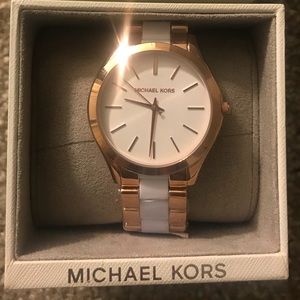 NIB! MK Rose Gold watch